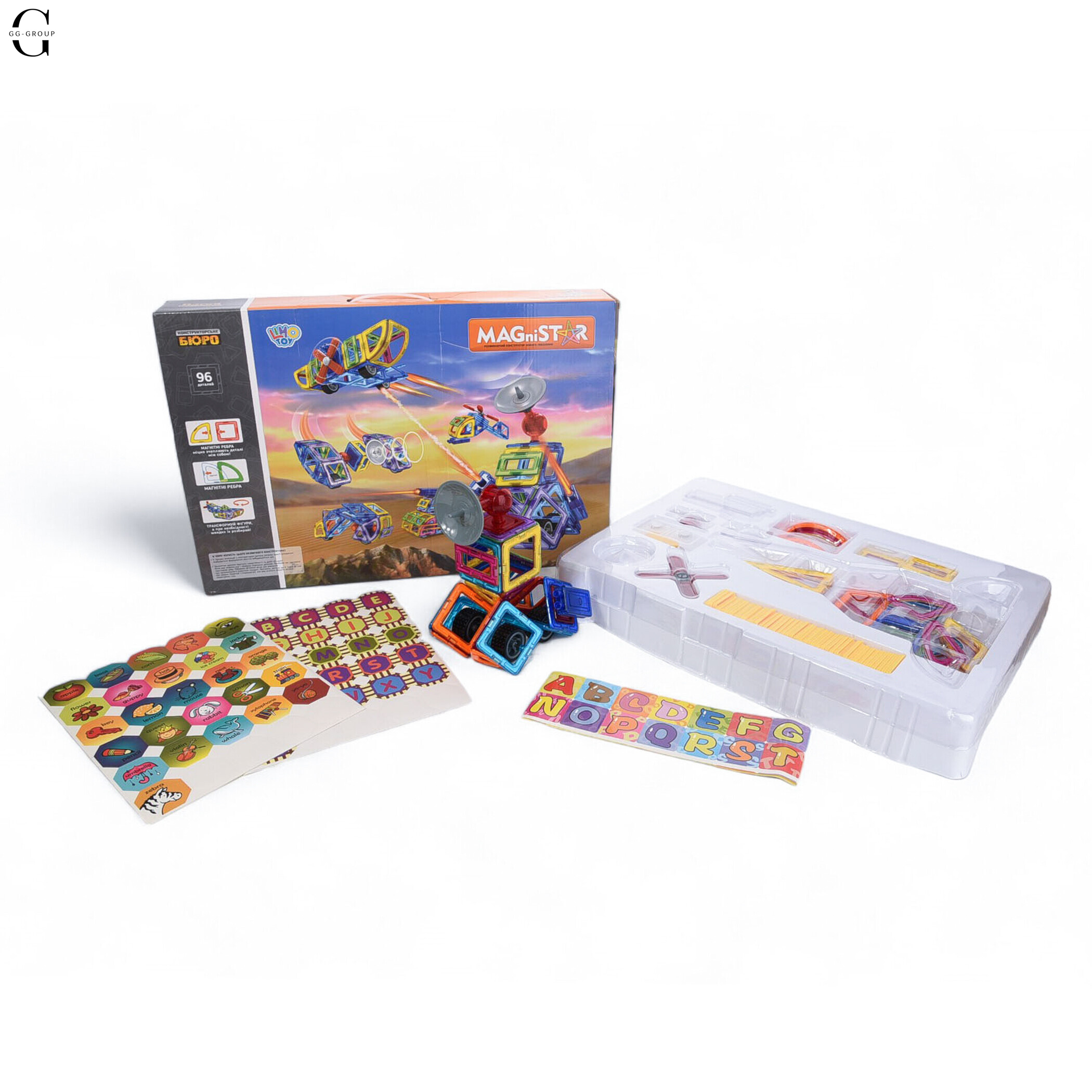 Магнитный конструктор Magnit/Magical/LIMO TOY 126 деталей